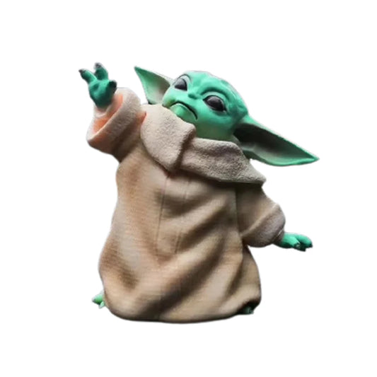 Star War Mandalorian Little Baby YODA Statue 8Cm Figure Toys