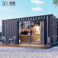 Mobile Office Trailer/Container Office/Mobile Prefab Container Office Trailer on Wheels