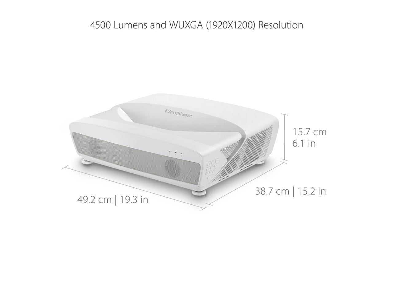 LS831WU 4500 Lumens WUXGA Ultra Short Throw Projector with HV Keystoning, 4 Corner Adjustment and for Business and Education Settings