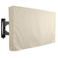 TV Weather and Dust Proof Outdoor TV Cover Beige 70 "75" 40 "46" 50 "55" 60 "65" Protective TV Screen Garden Patio Outdoor TV