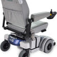 Electric Wheelchair - Motorized Power Chair and Mobility Scooter | LX-5 Blue Trim, 17-Inch Reclining Adult Seat