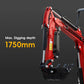 USA STOCK 1 Ton Mini Excavator Agricultural Hydraulic Small Excavators 1000 Kg with Crawler Digger Door to Door Delivery