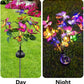 1Pc Solar Garden Butterfly Lights Outdoor Waterproof Decorative Lamp Festival Garden Lights for Yard Garden Yard Path Decoration