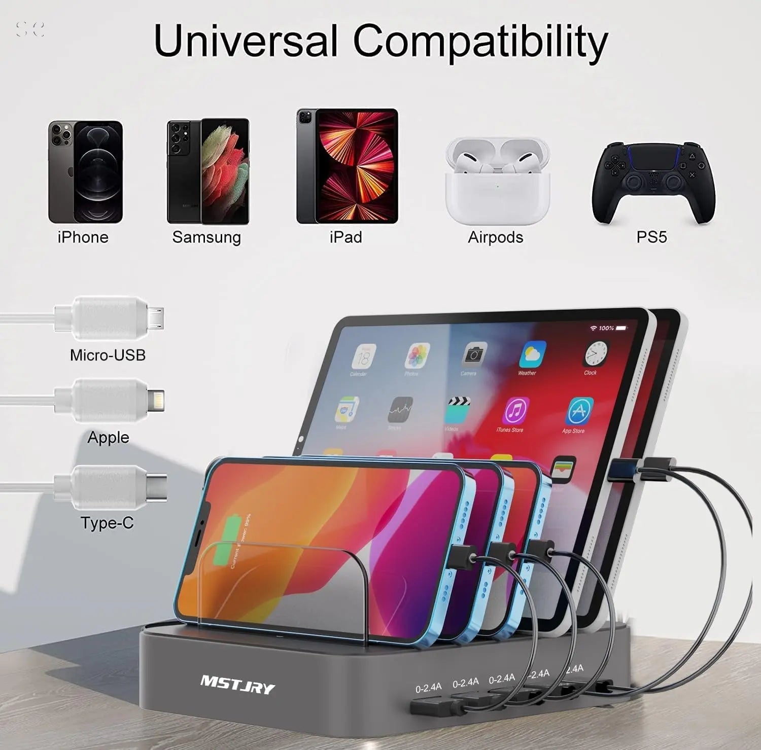 Ultimate 5-Port USB Charging Station