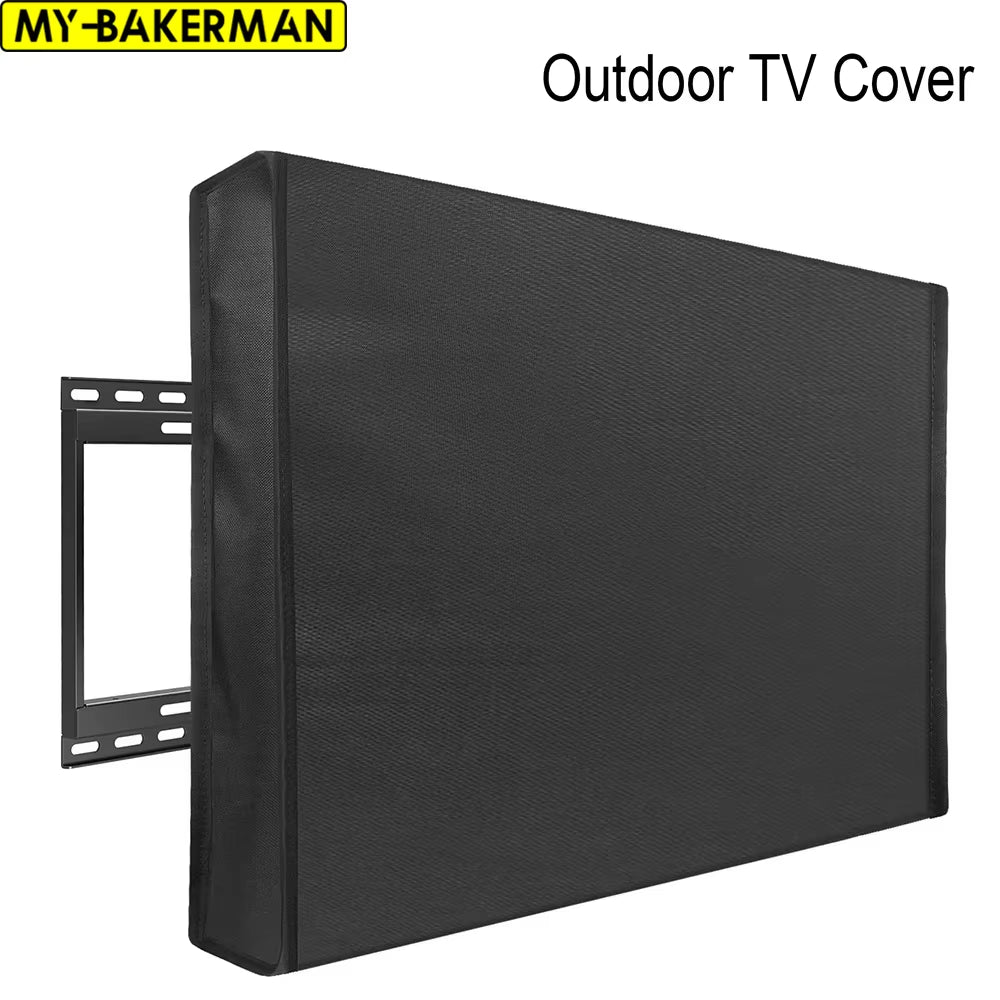 Outdoor TV Cover 22'' to 70'' Inch Weatherproof and Dustproof TV Enclosure for outside LED, LCD, OLED Flat Screen TV