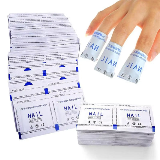 50/100Pcs Degreaser for Nails Gel Nail Polish Remover Disposable Nail Remover Tool Nails Gel Nail Polish Remover Wipes