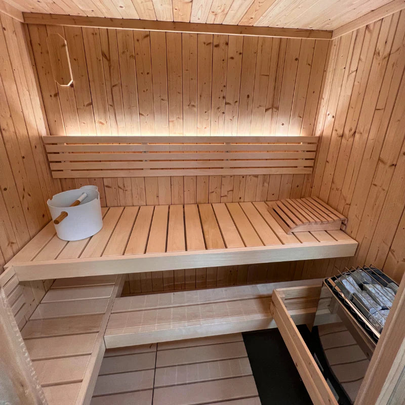 Saunalife 4 Person Traditional Indoor Sauna | Model X6