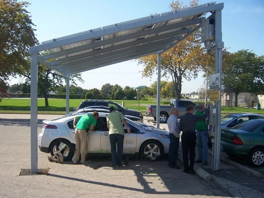 2 Parking Space 5Kw Carport Solar System for Home