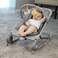 Summer by  2-In-1 Baby Bouncer & Rocker Duo, Light Gray Tweed