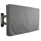 TV Weather and Dust Proof Outdoor TV Cover Beige 70 "75" 40 "46" 50 "55" 60 "65" Protective TV Screen Garden Patio Outdoor TV